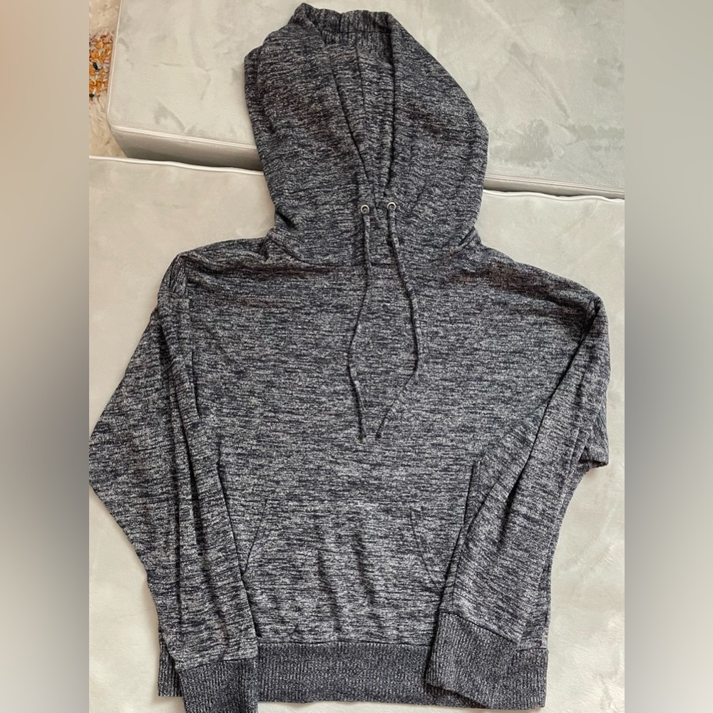 GAP Charcoal Knit Hoodie Sweater